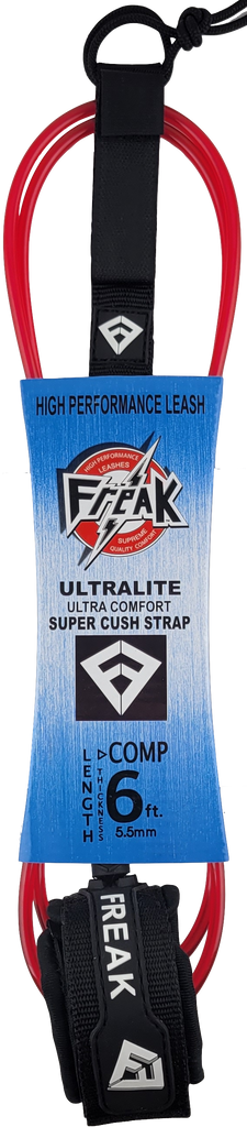 6' Comp - Clear Red