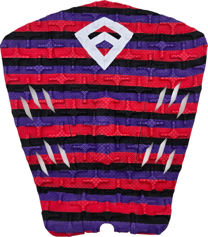 Peter Mendia 3 - Red/Purple/Black Stripes