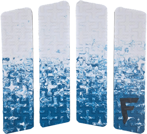 Quatro FF - White/Aqua Fade